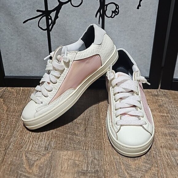 P448 Italy Fashion Sneakers Shoes Low Size 37 New - Picture 6 of 15